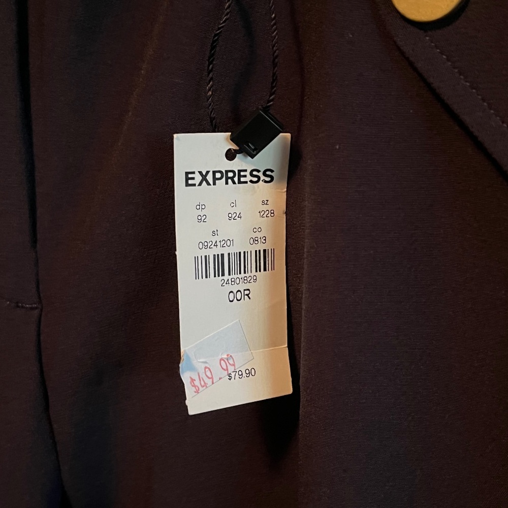 Womens dress slacks, Size 00R, black